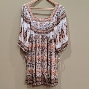 Free People Hippy Boho Tunic Top
